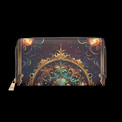 💎✨ Mystical Magic: The Enchanted Zippered Wallet of Elegance & Wonder 🔮💖🌙