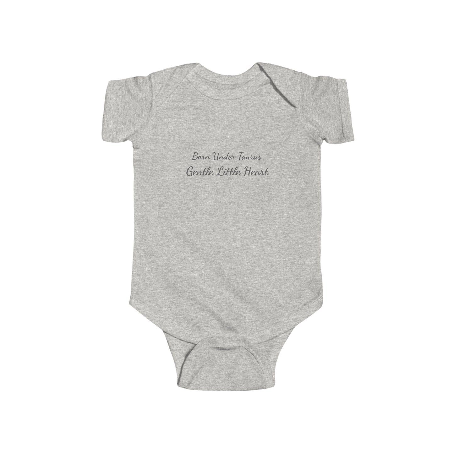 💫 The Born Under™ Collection – Taurus Edition 💫 Gentle Little Heart Infant Onesie