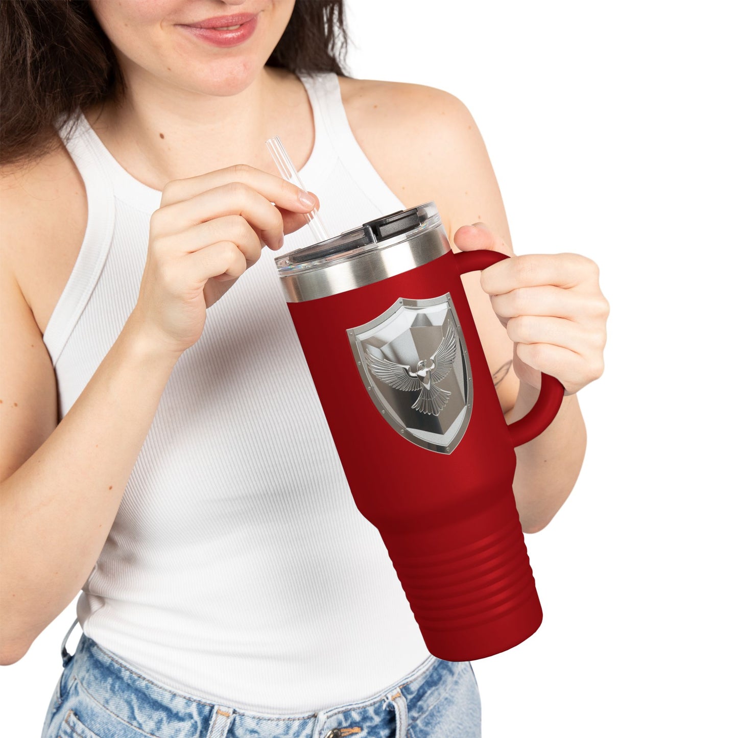 🤍 Enchanted Emblem Travel Tumbler 🤍