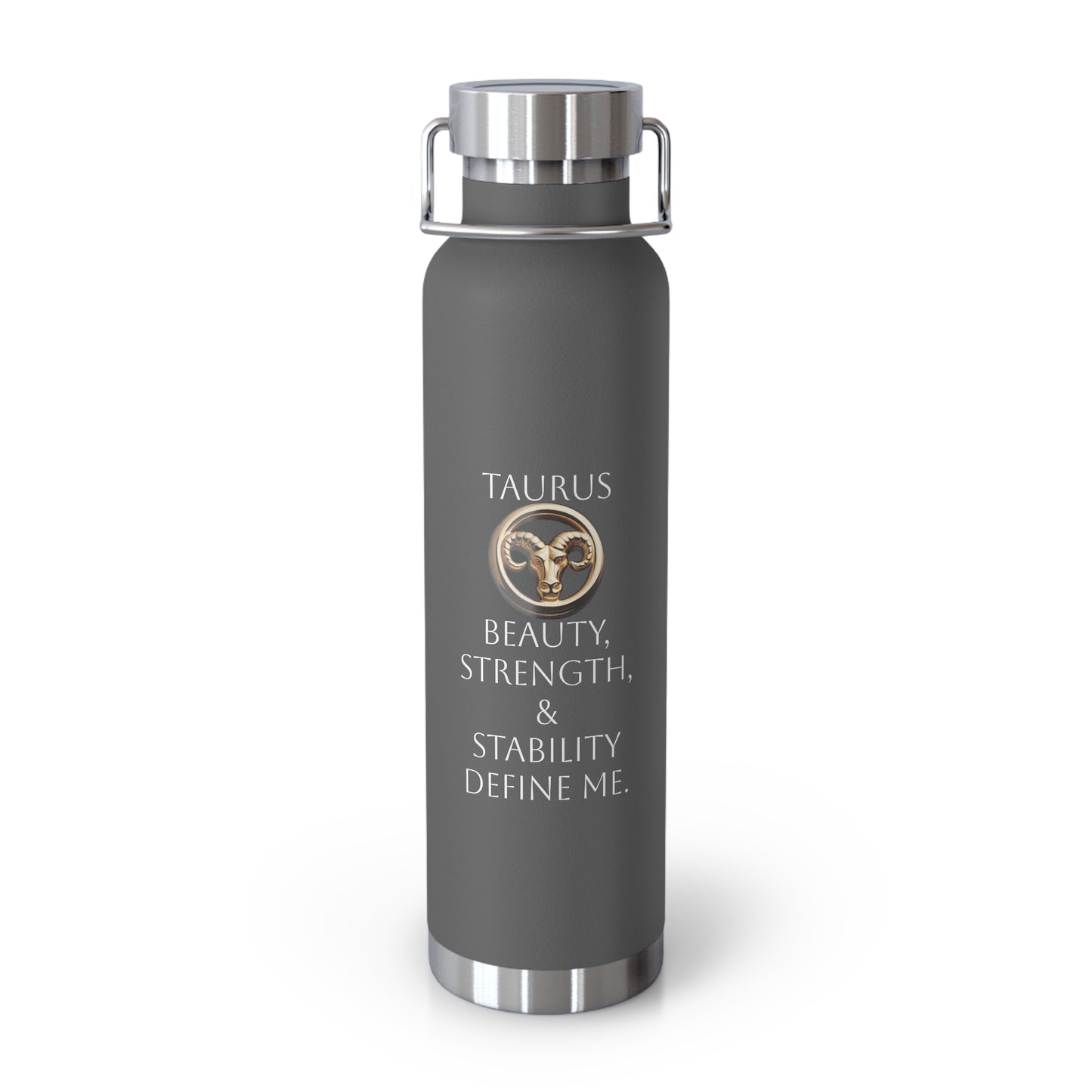 ✨🔮 Enchanted Taurus Copper Insulated Bottle – 22oz of Temperature Magic! 🔮✨