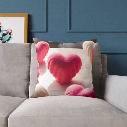 Love in Bloom: Enchanted Decorative Pillow for a Cozy Touch