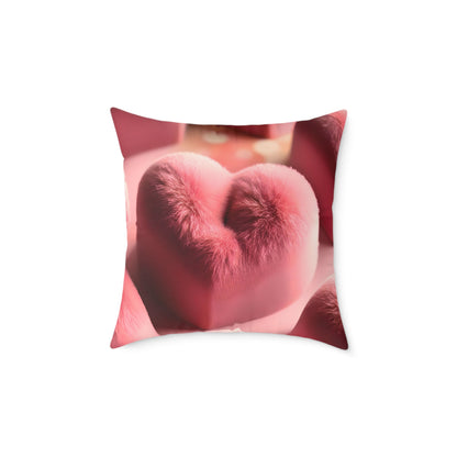 Love in Bloom: Enchanted Decorative Pillow for a Cozy Touch