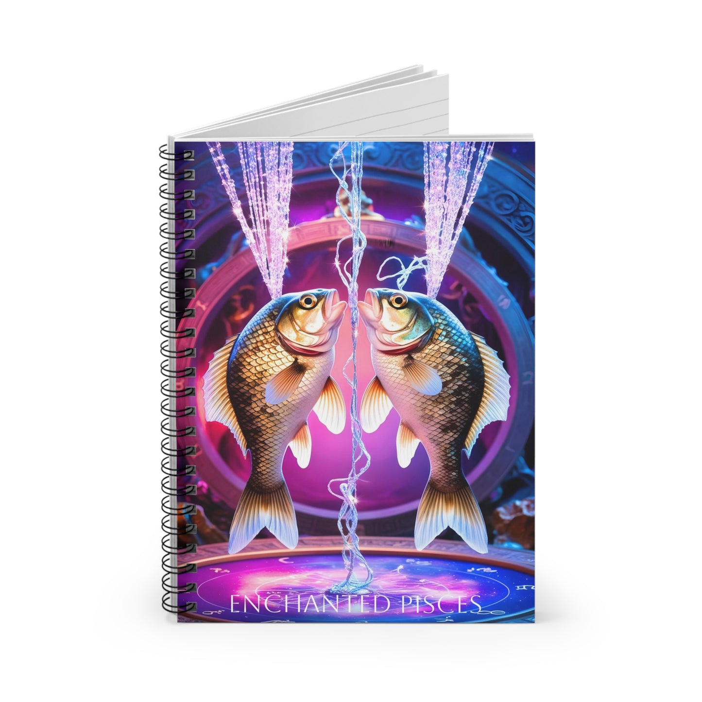 🌊✨ Enchanted Pisces Zodiac Journal – A Mystical Spiral Notebook for Dreams & Inspiration 🌙📖