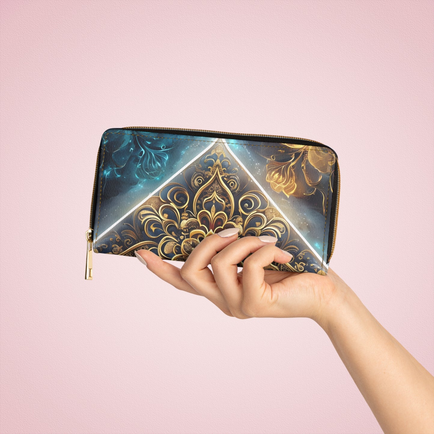 💎✨ Mystical Magic: The Enchanted Zippered Wallet of Elegance & Wonder 🔮💖🌙