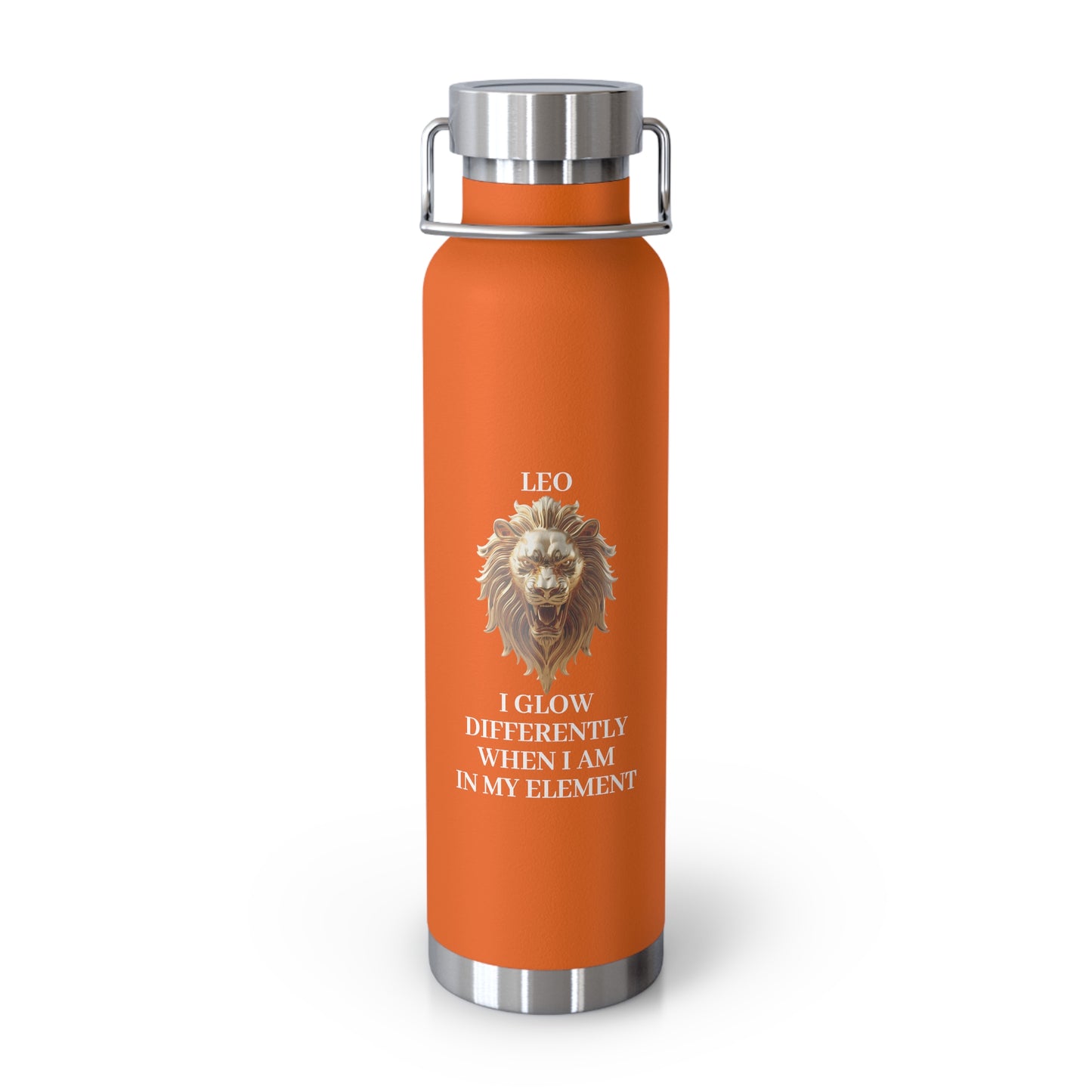 ✨🔮 Enchanted Leo Copper Insulated Bottle – 22oz of Temperature Magic! 🔮✨