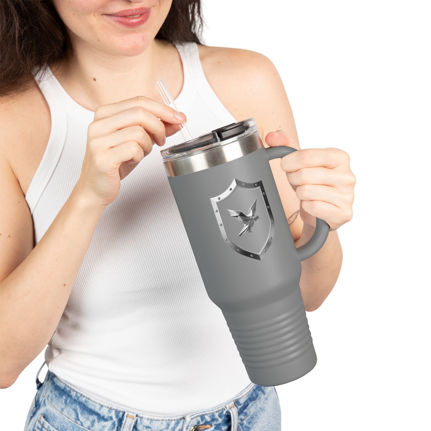 🤍 Enchanted Emblem Travel Tumbler 🤍