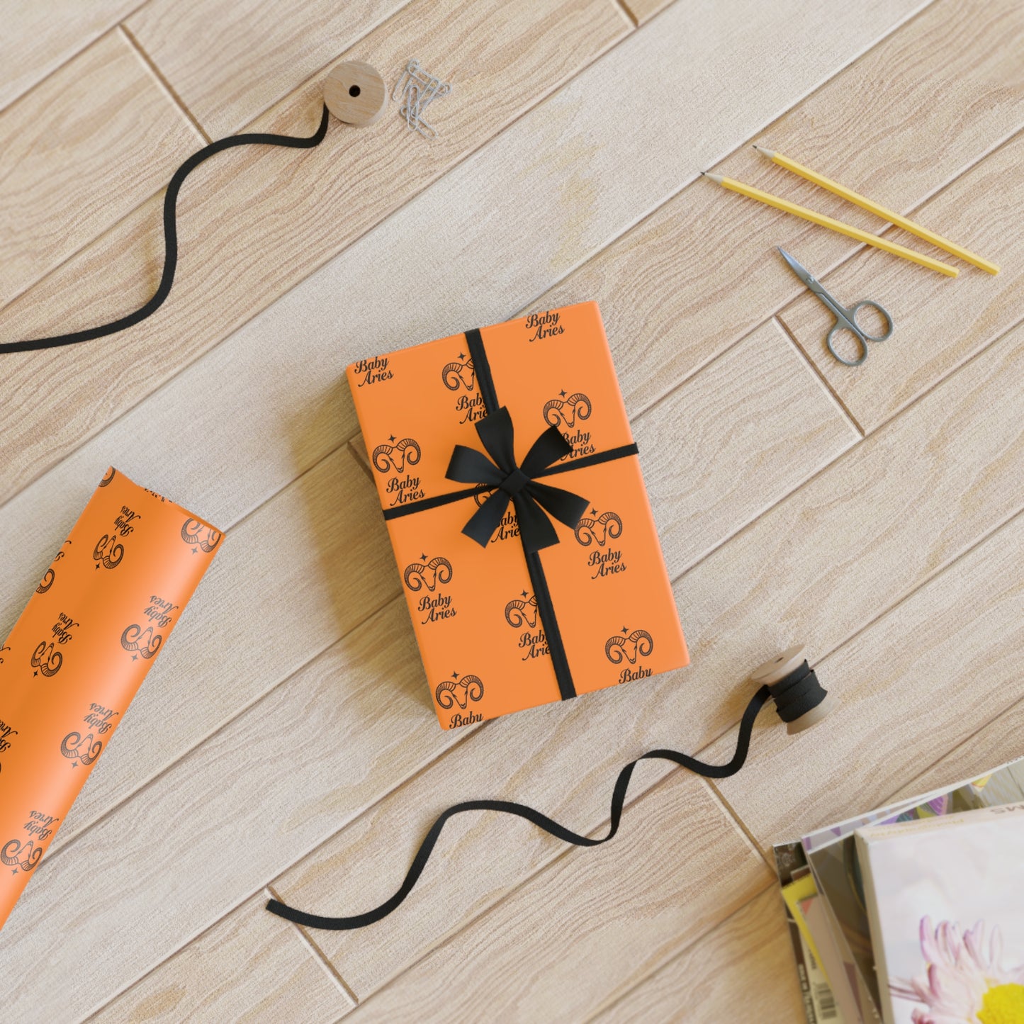♈ Baby Aries Wrapping Paper | The Enchanted Wrap™ Collection ♡