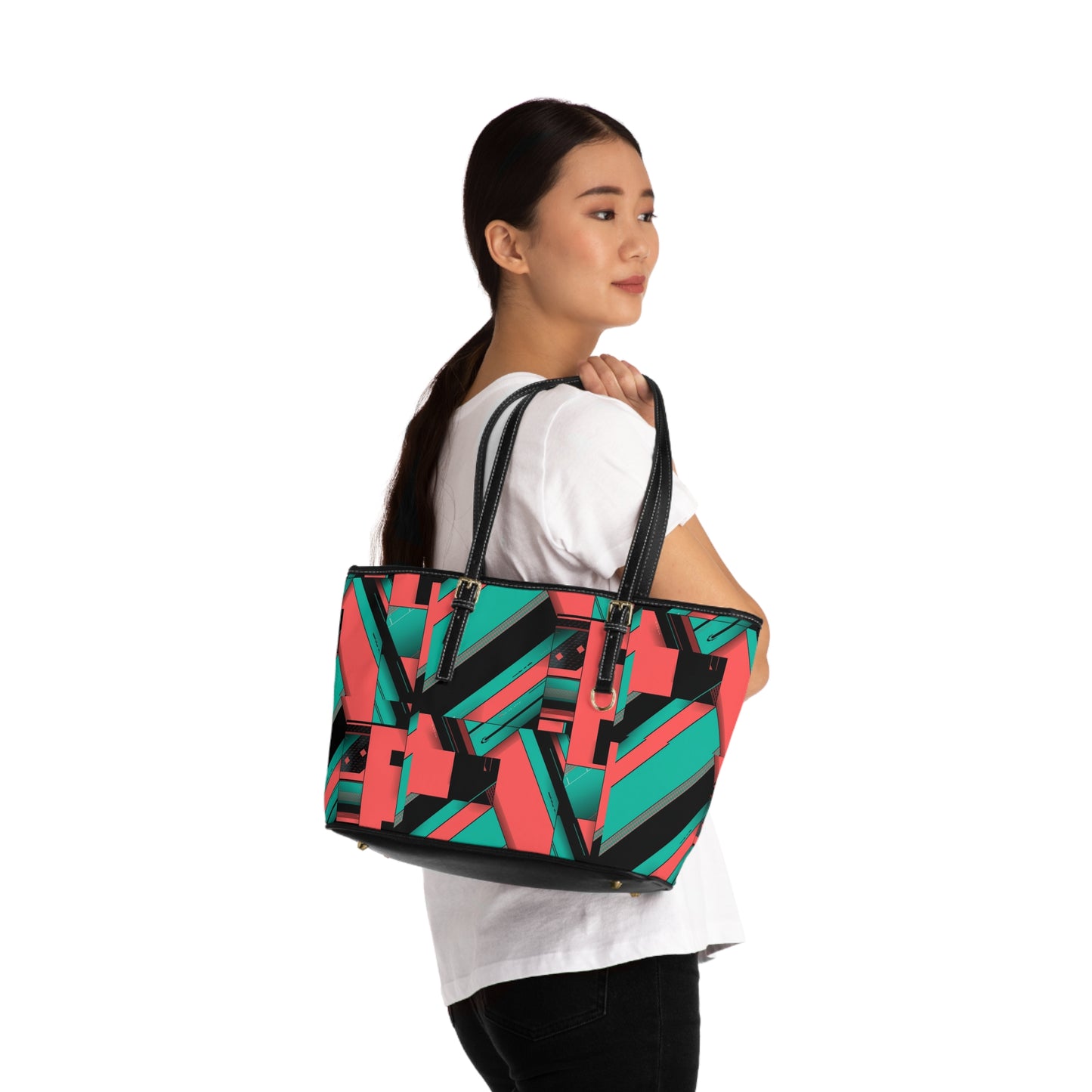 👜✨ The Razzle-Dazzle Double Vision™ PU Leather Shoulder Bag ✨👜🌈