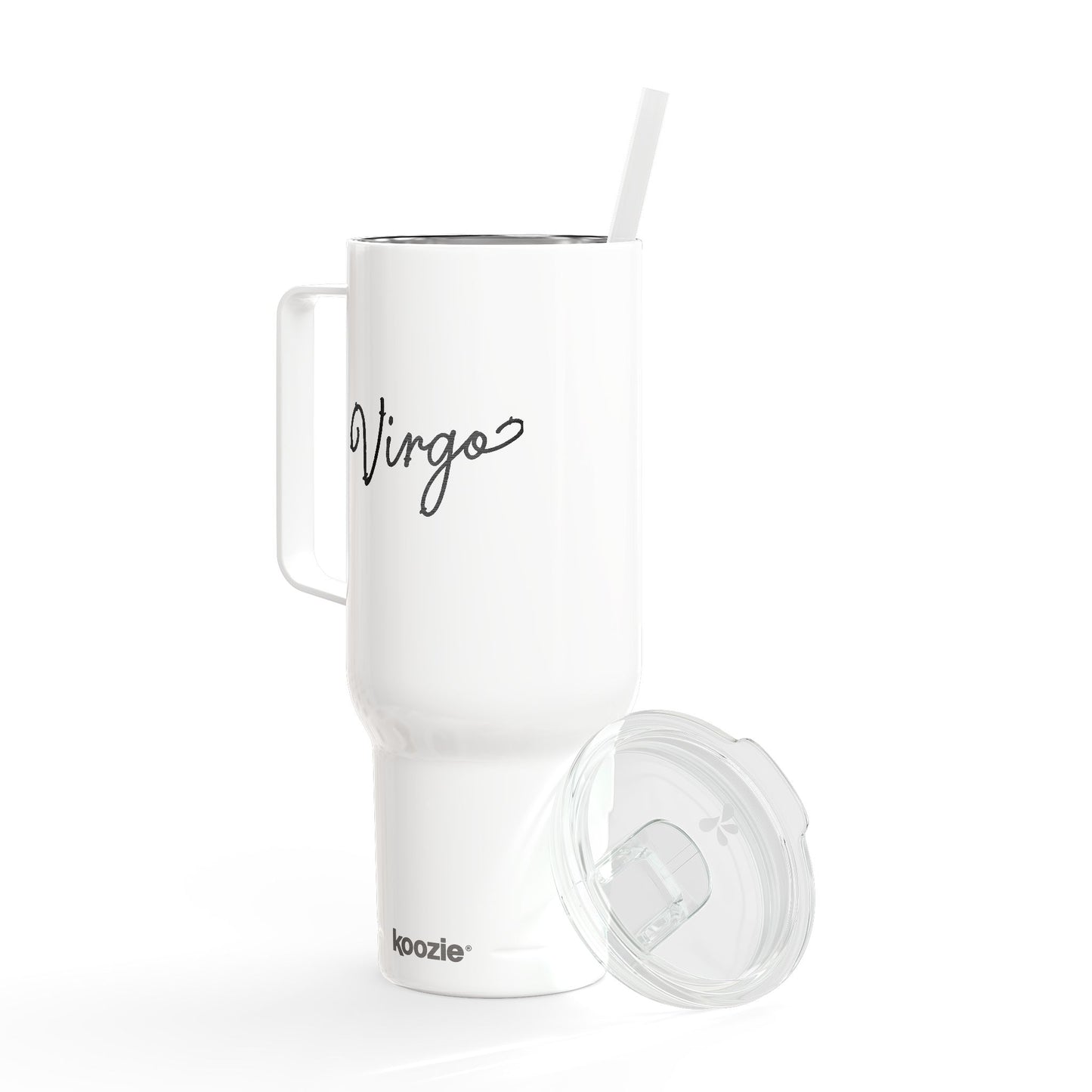Cosmic Virgo Signatures ✨ 40oz Engraved Zodiac Tumbler