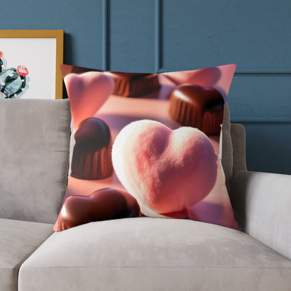 Love in Bloom: Enchanted Decorative Pillow for a Cozy Touch