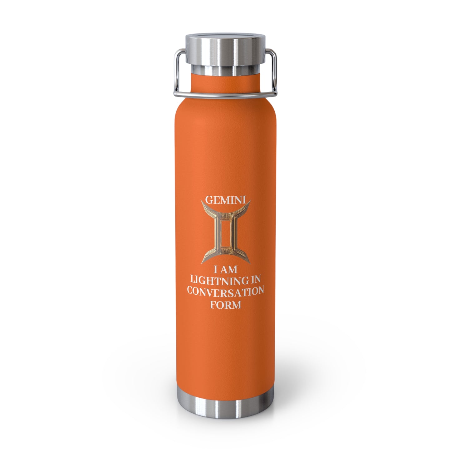 ✨🔮 Enchanted Gemini Copper Insulated Bottle – 22oz of Temperature Magic! 🔮✨