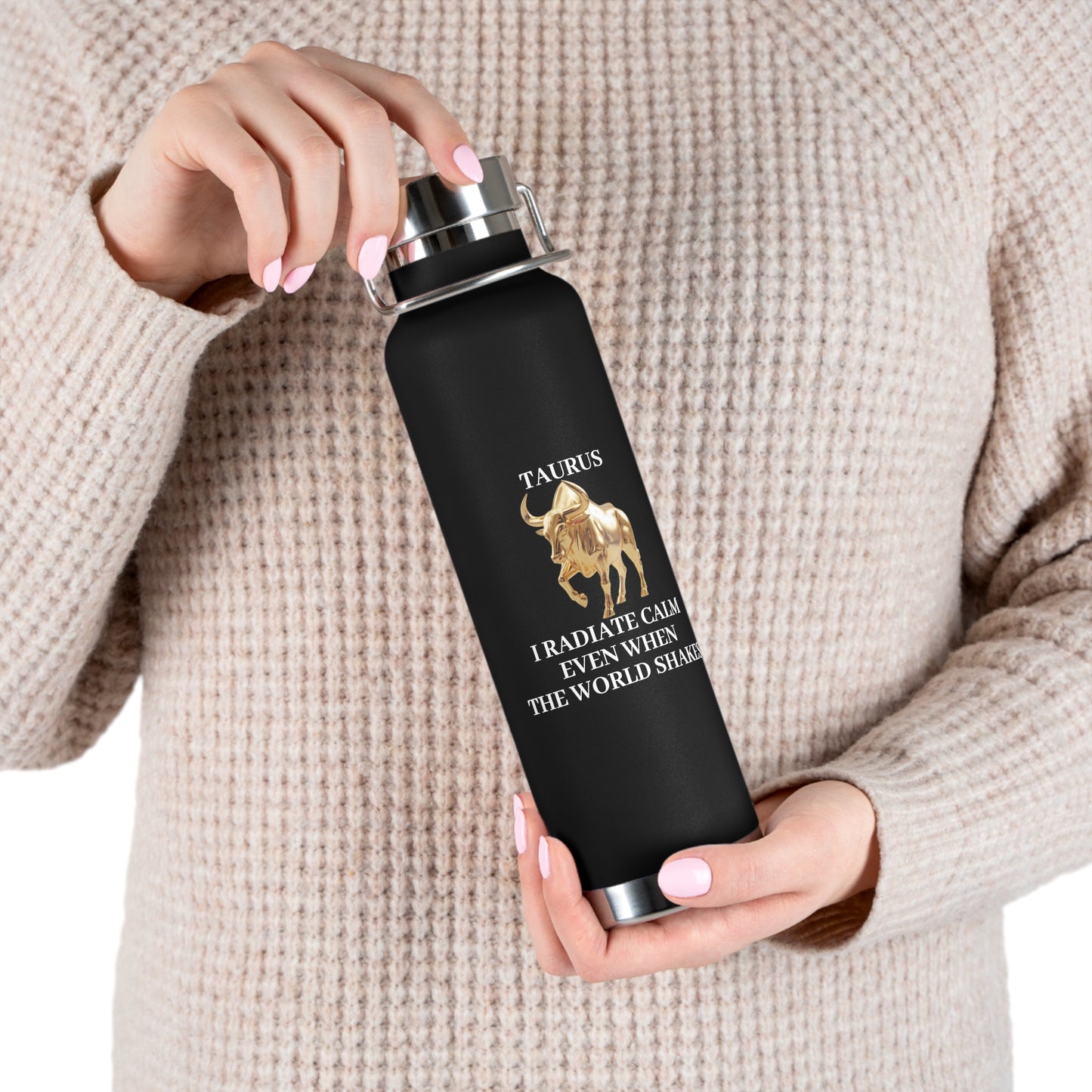 ♉ Taurus Statement Bottle | The Enchanted Vessel™ Collection