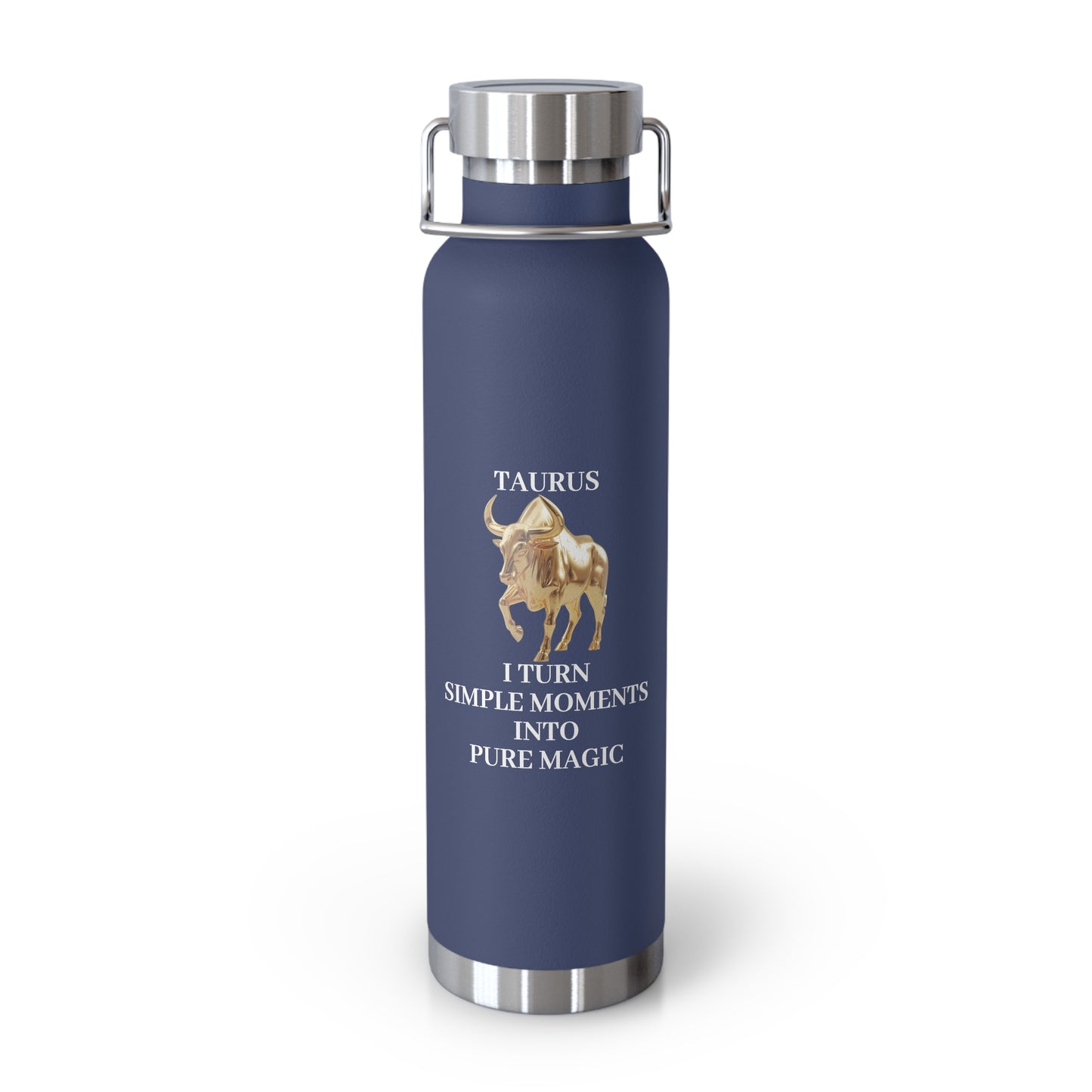 ✨🔮 Enchanted Taurus Copper Insulated Bottle – 22oz of Temperature Magic! 🔮✨