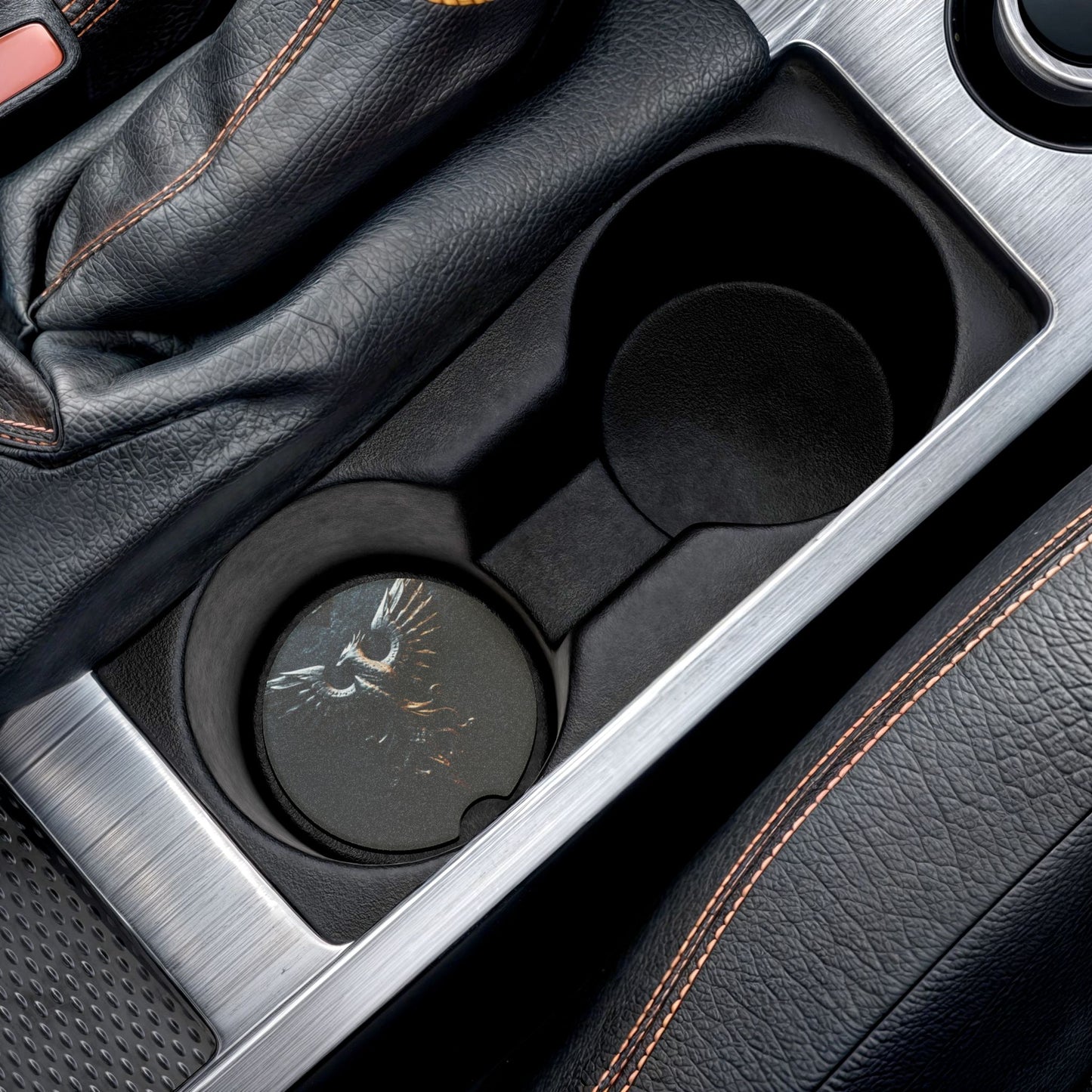 ✨🚗 The Enchanted Drive: Spellstone Sip Coasters – 2-Piece Luxury Car Set 💎🌙