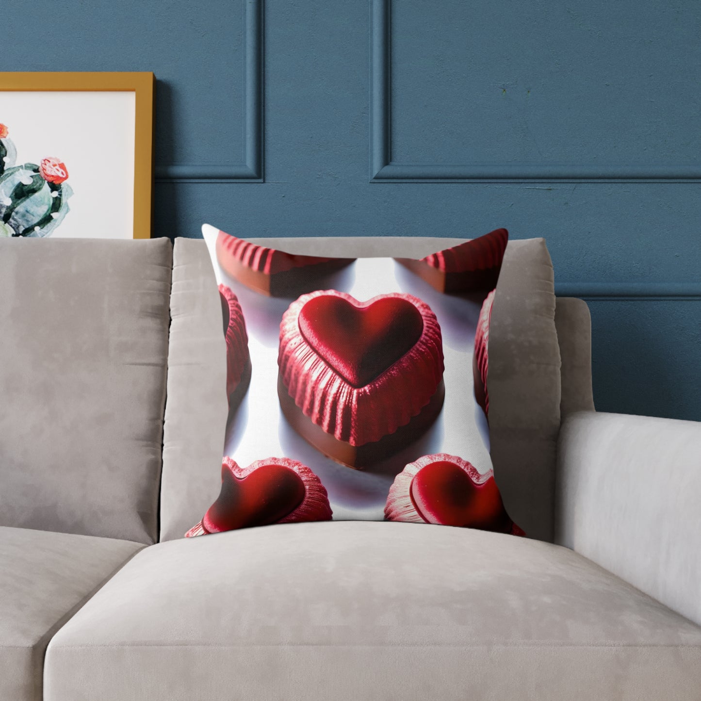 Love in Bloom: Enchanted Decorative Pillow for a Cozy Touch