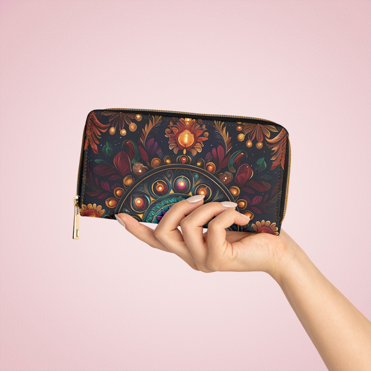 💎✨ Mystical Magic: The Enchanted Zippered Wallet of Elegance & Wonder 🔮💖🌙