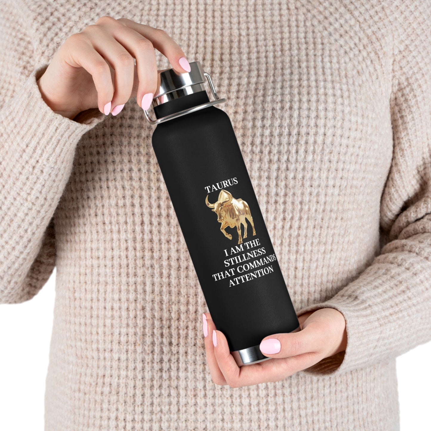 ♉ Taurus Statement Bottle | The Enchanted Vessel™ Collection
