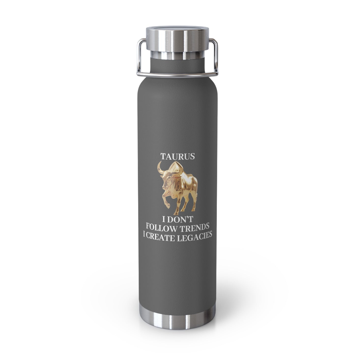 ✨🔮 Enchanted Taurus Copper Insulated Bottle – 22oz of Temperature Magic! 🔮✨
