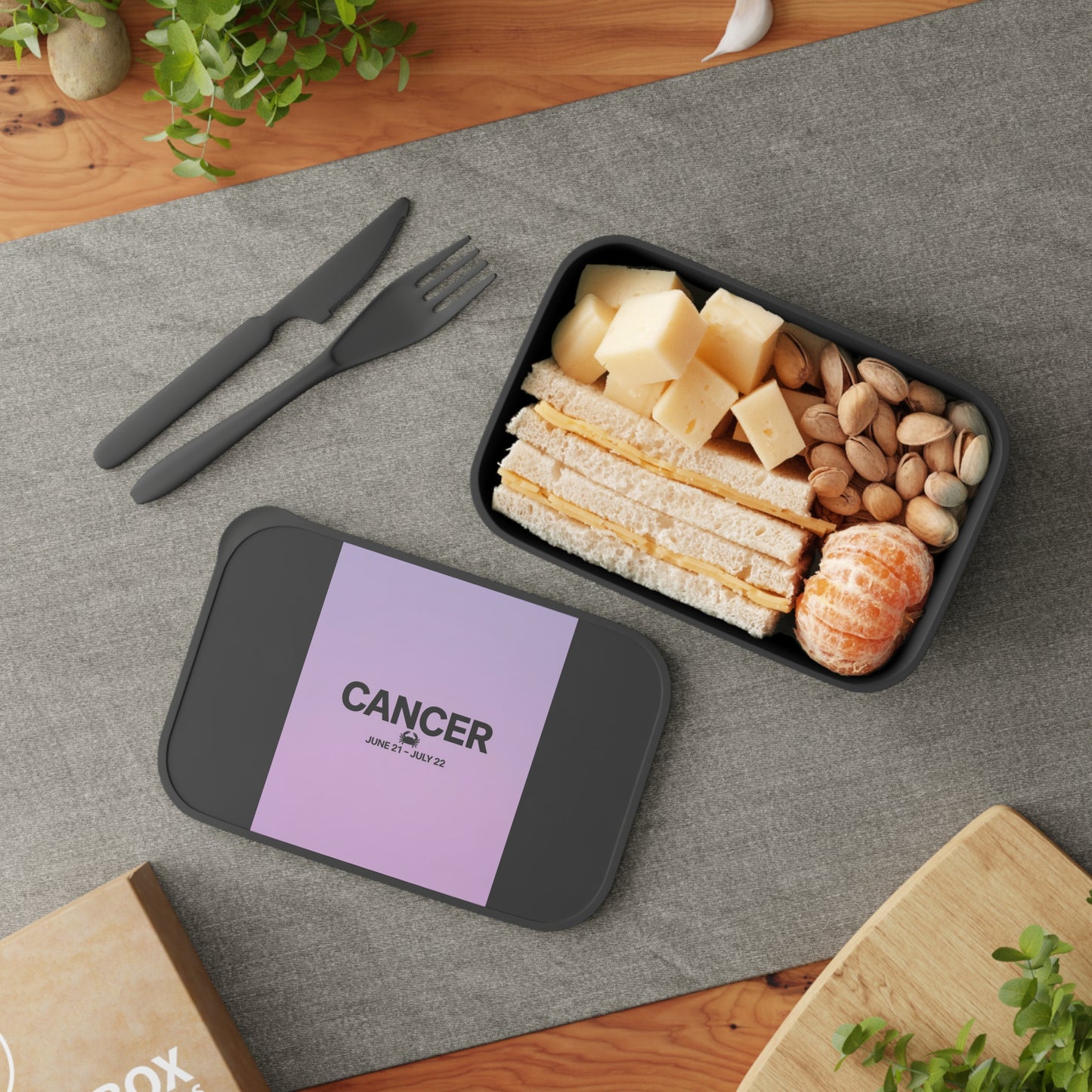 ♋🍱✨ Cancer Enchanted Bento Box Set – One-of-a-Kind Kitchen Essential 🌙💫