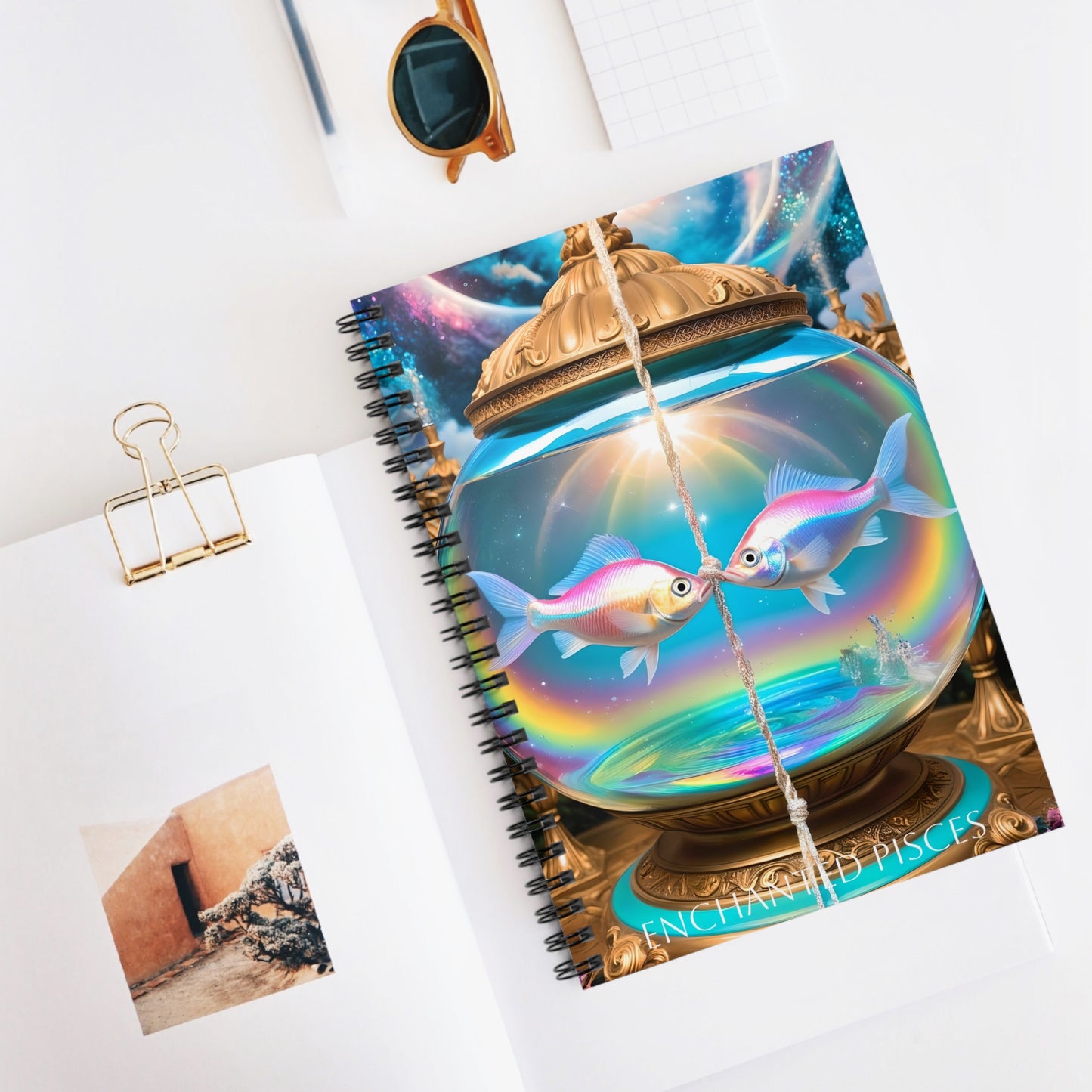 🌊✨ Enchanted Pisces Zodiac Journal – A Mystical Spiral Notebook for Dreams & Inspiration 🌙📖