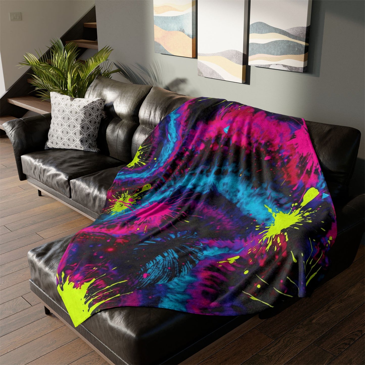 🌙✨ The Enchanted Dreamscape Blanket ✨🌙 Ultra-Soft Cosmic Comfort Throw • Limited One-of-a-Kind Design • 60" × 80"