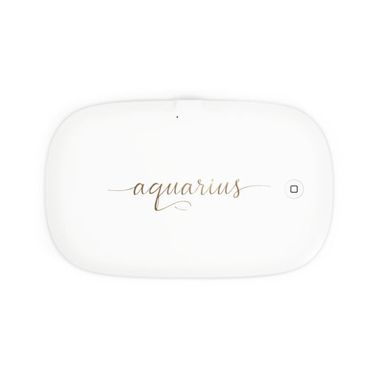 ♒ Aurora UV Phone Sanitizer & Fast Wireless Charging Pad – Aquarius Edition 🌌♒