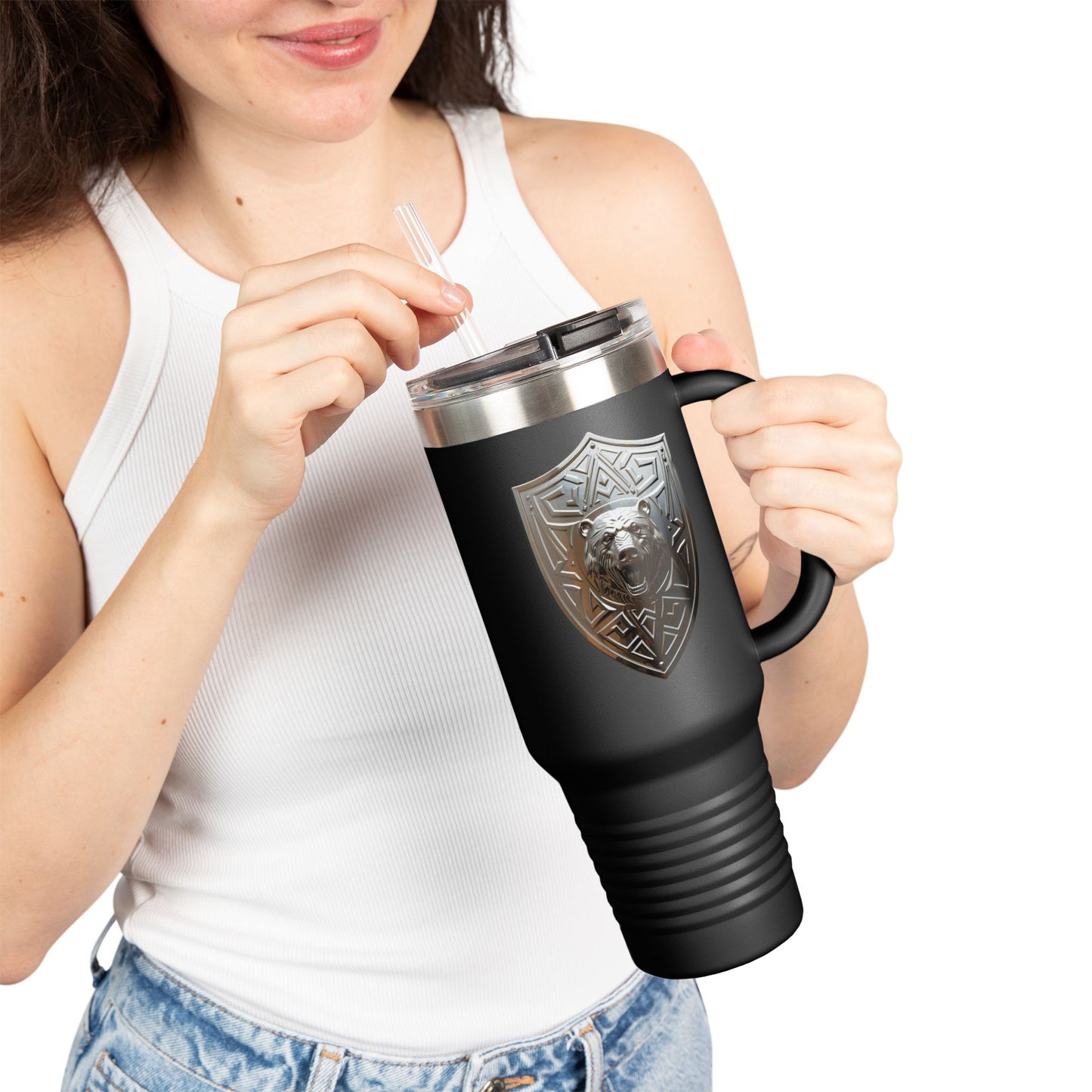 🤍 Enchanted Emblem Travel Tumbler 🤍