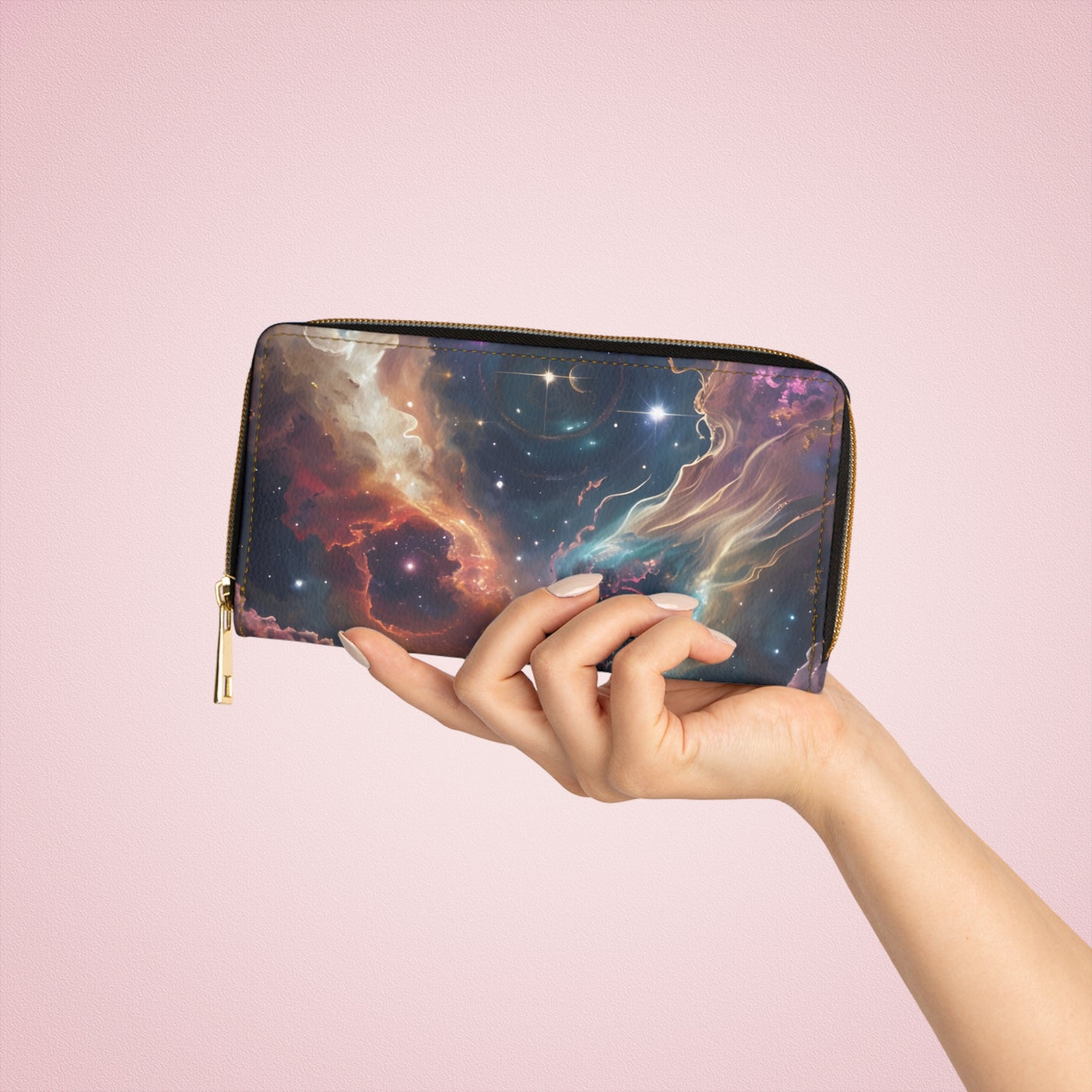 💎✨ Mystical Magic: The Enchanted Zippered Wallet of Elegance & Wonder 🔮💖🌙