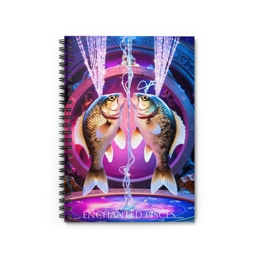 🌊✨ Enchanted Pisces Zodiac Journal – A Mystical Spiral Notebook for Dreams & Inspiration 🌙📖