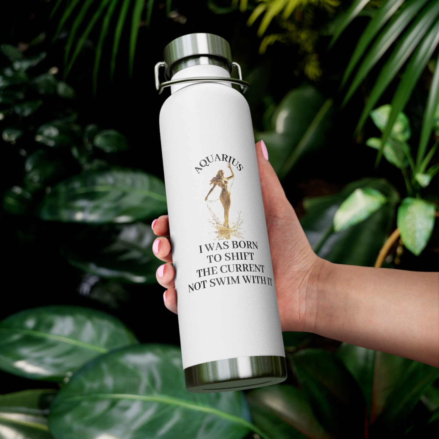 ♒ Aquarius Statement Bottle | The Enchanted Vessel™ Collection
