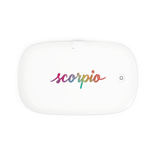 ♏ Aurora UV Phone Sanitizer & Fast Wireless Charging Pad – Scorpio Edition 🦂♏