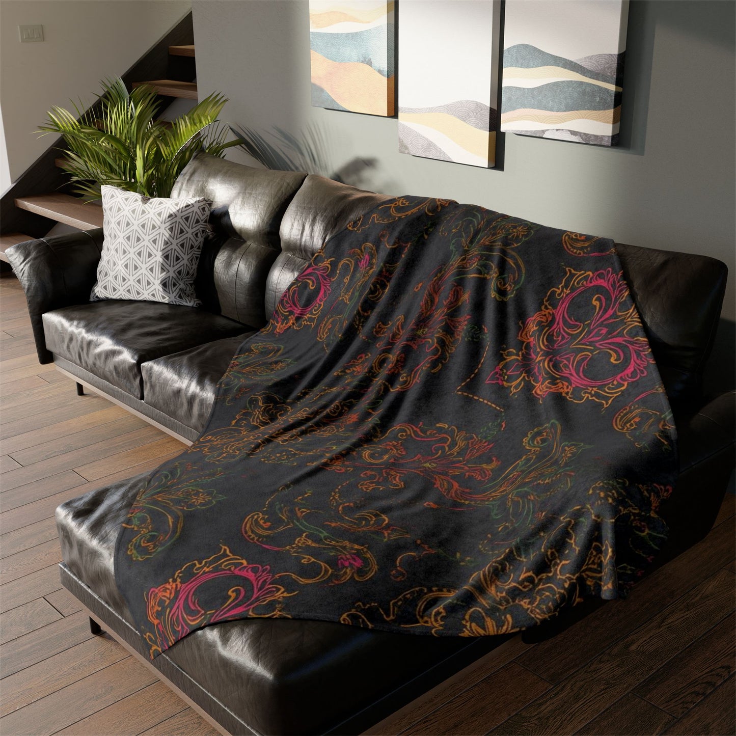 🌙✨ The Enchanted Dreamscape Blanket ✨🌙 Ultra-Soft Cosmic Comfort Throw • Limited One-of-a-Kind Design • 60" × 80"