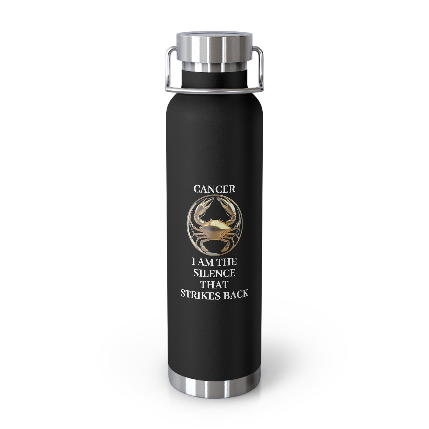✨🔮 Enchanted Cancer Copper Insulated Bottle – 22oz of Temperature Magic! 🔮✨