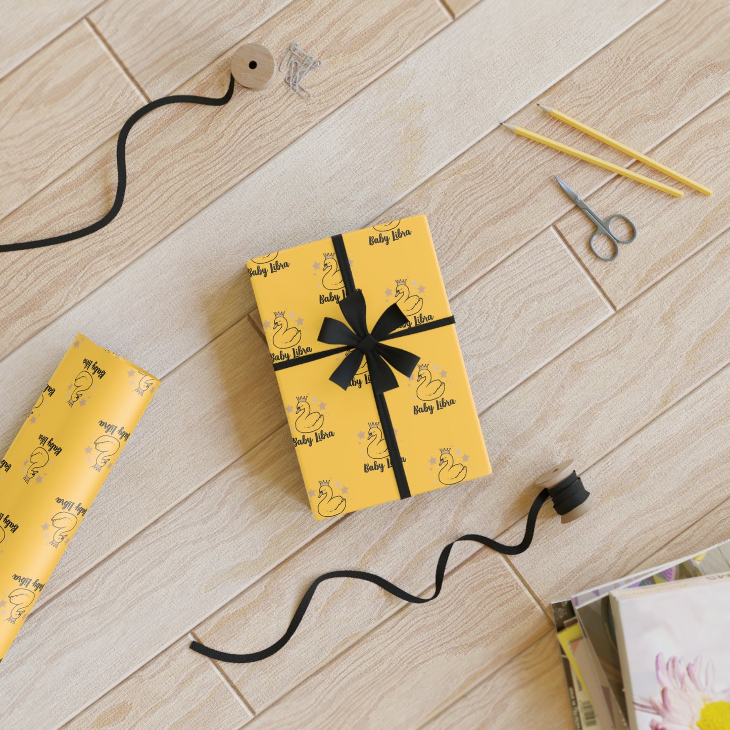 ♎ Baby Libra Wrapping Paper | The Enchanted Wrap™ Collection ♡