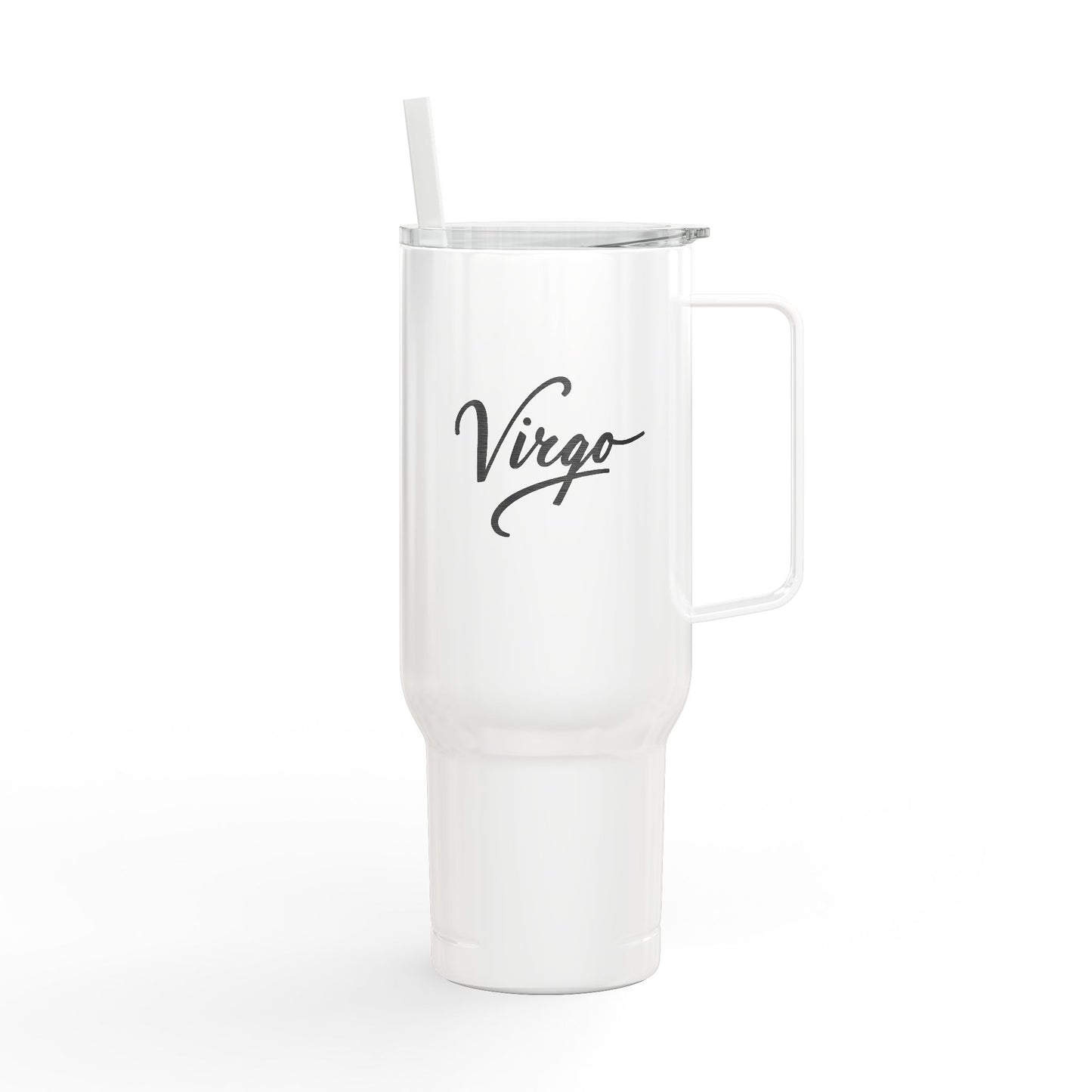 Cosmic Virgo Signatures ✨ 40oz Engraved Zodiac Tumbler