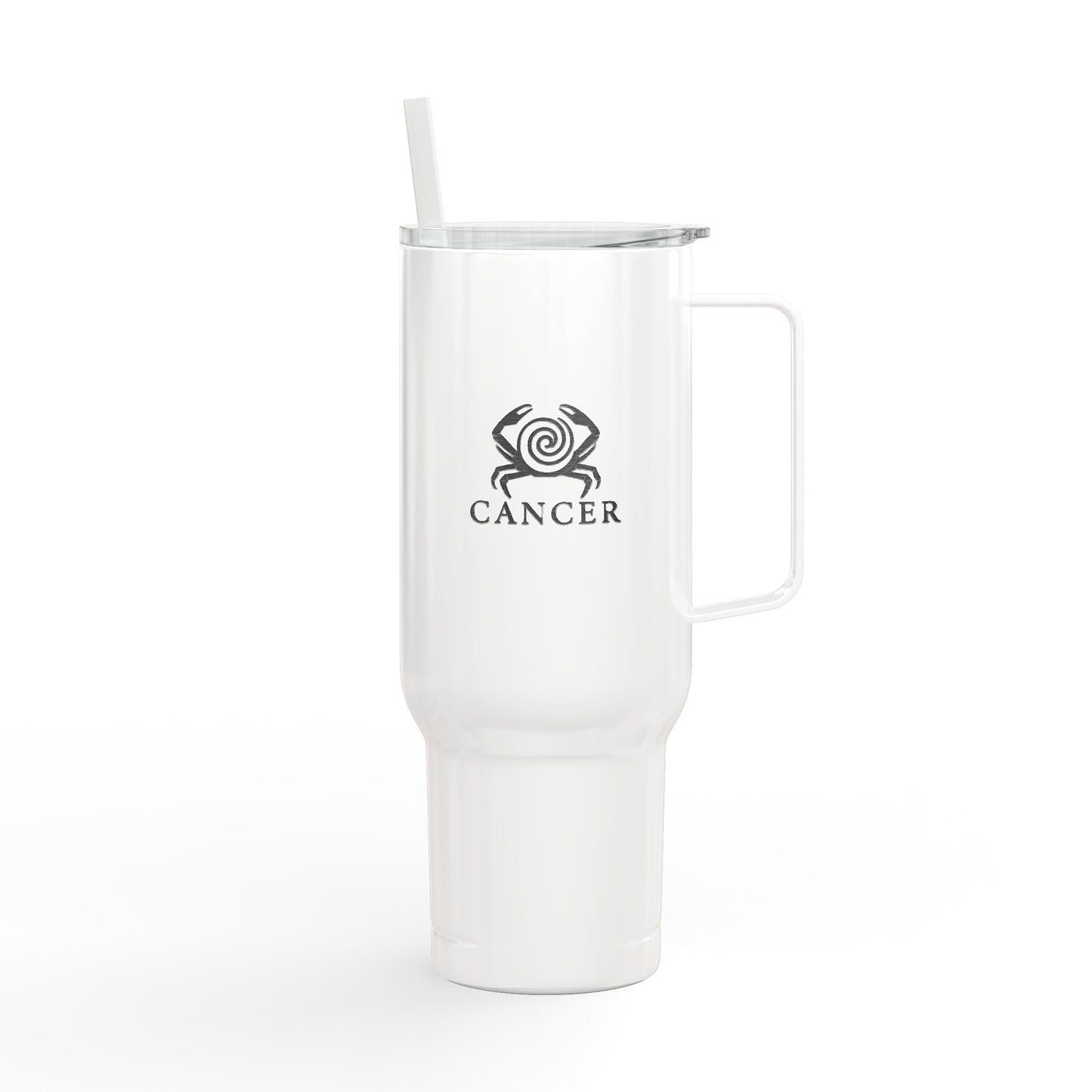 Cosmic Cancer Signatures ✨ 40oz Engraved Zodiac Tumbler