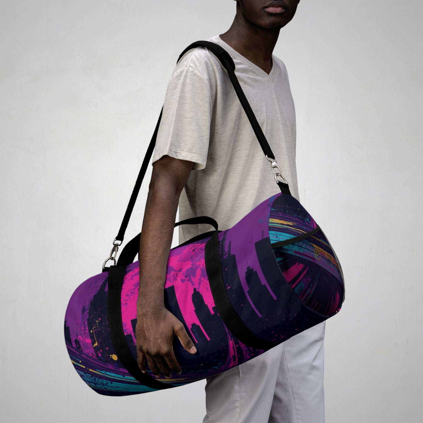 The Razzle-Dazzle Duffle Bag – One-of-a-Kind Design 🎨🔥