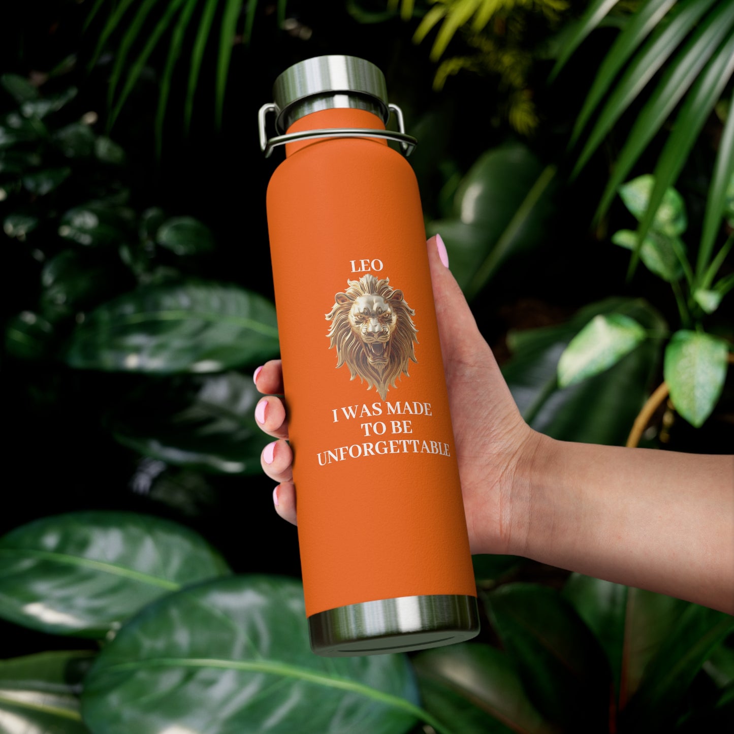 ✨🔮 Enchanted Leo Copper Insulated Bottle – 22oz of Temperature Magic! 🔮✨