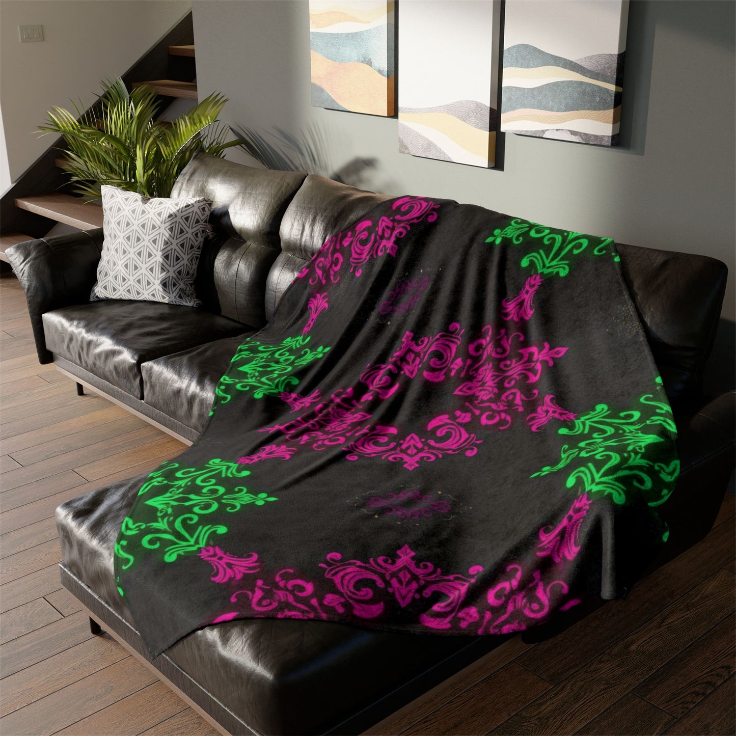 🌙✨ The Enchanted Dreamscape Blanket ✨🌙 Ultra-Soft Cosmic Comfort Throw • Limited One-of-a-Kind Design • 60" × 80"