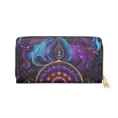 💎✨ Mystical Magic: The Enchanted Zippered Wallet of Elegance & Wonder 🔮💖🌙