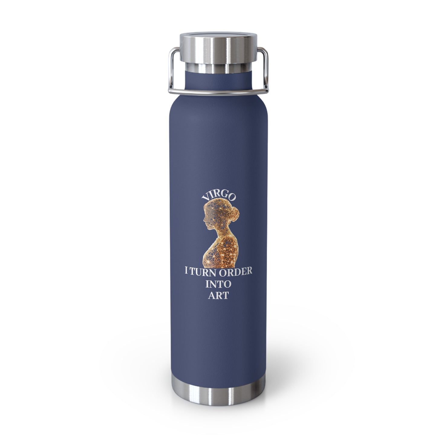 ✨🔮 Enchanted Virgo Copper Insulated Bottle – 22oz of Temperature Magic! 🔮✨