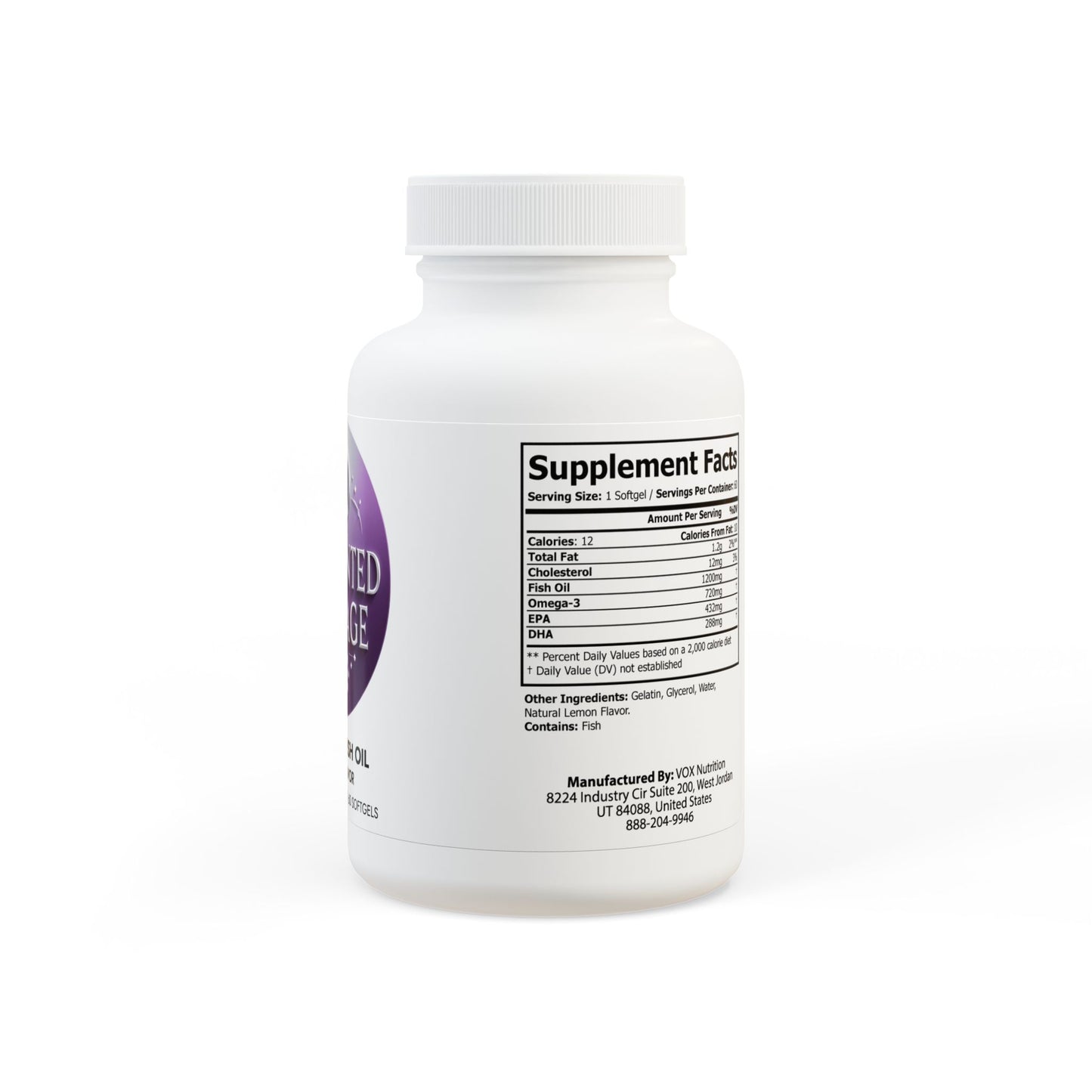 🌊💎 Vital Wave: Omega-3 Fish Oil Elixir for Recovery & Vitality ⚡✨