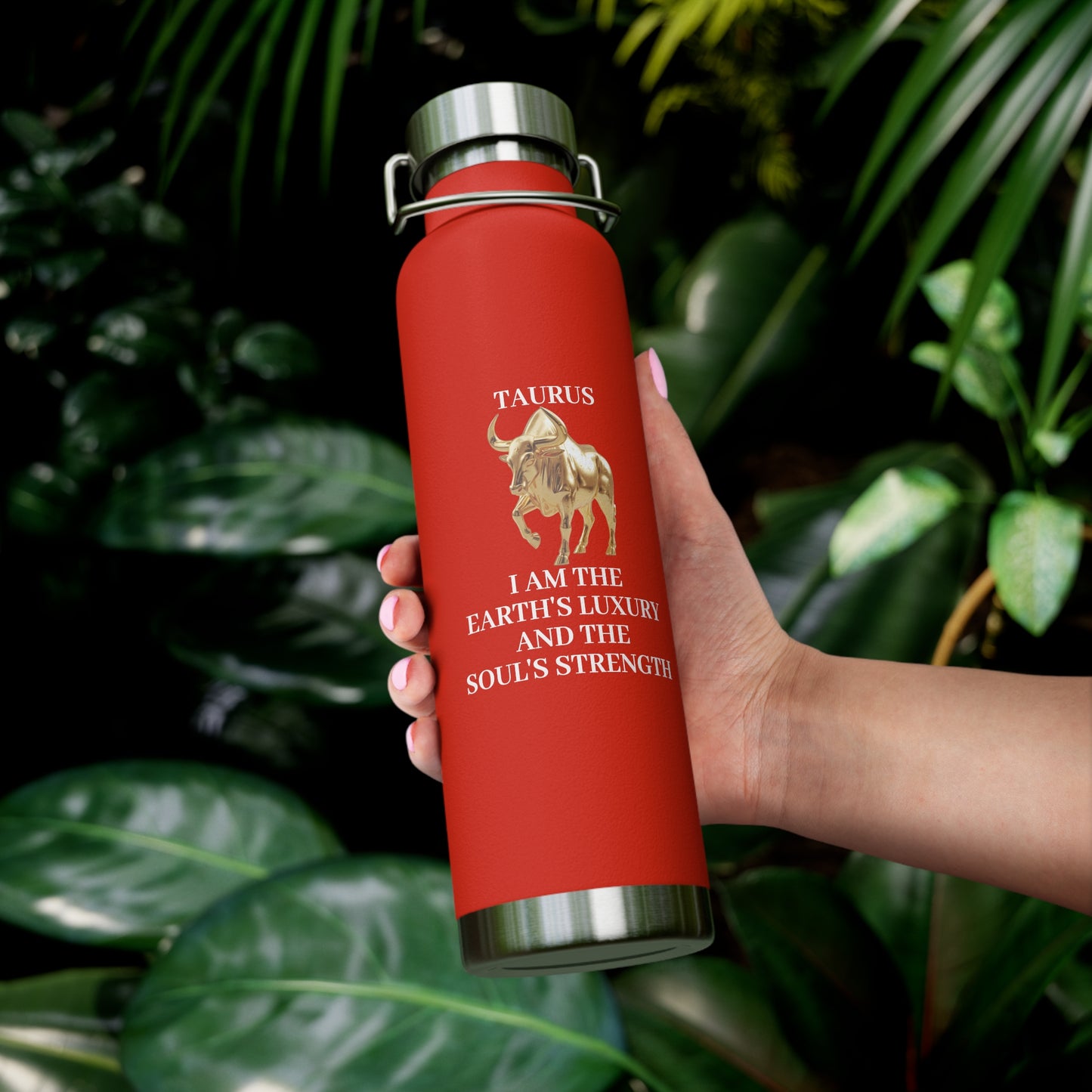 ♉ Taurus Statement Bottle | The Enchanted Vessel™ Collection
