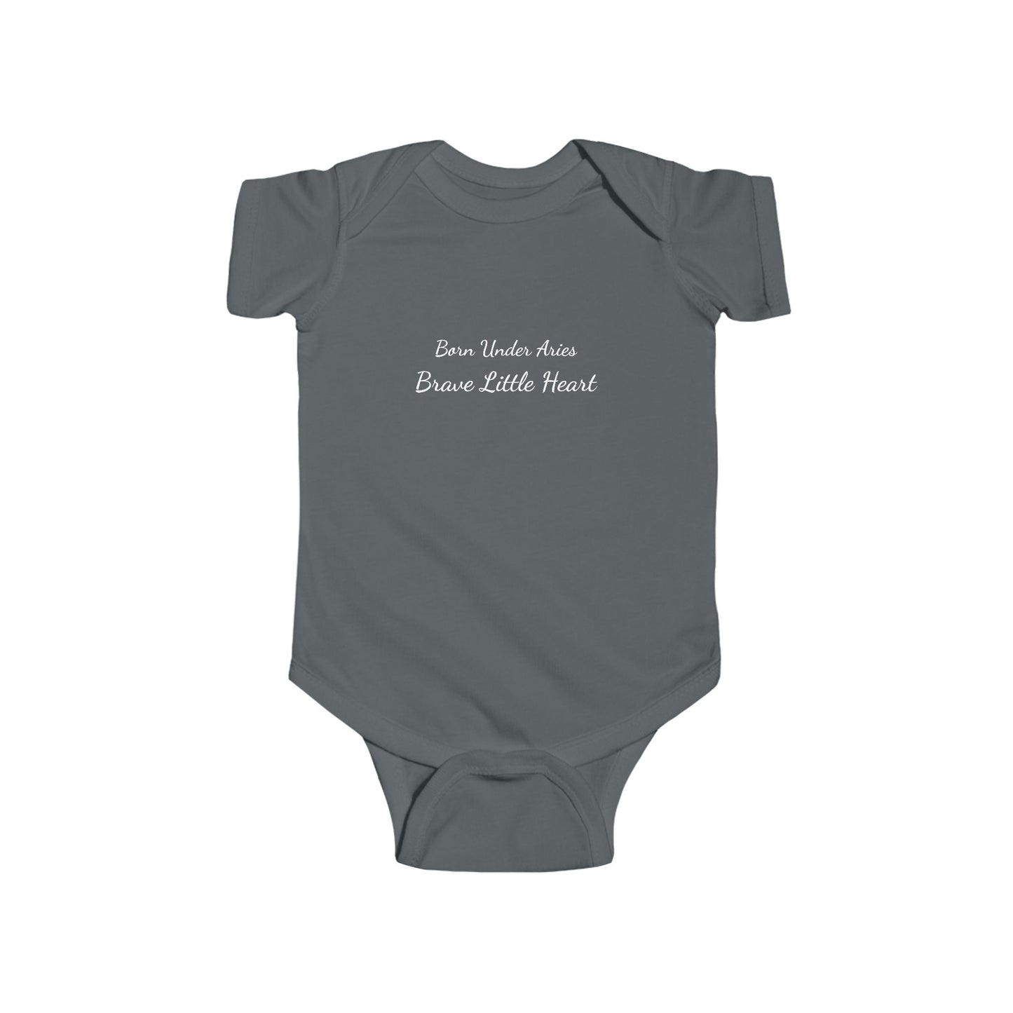 💫 The Born Under™ Collection – Aries Edition 💫 Brave Little Heart Infant Onesie
