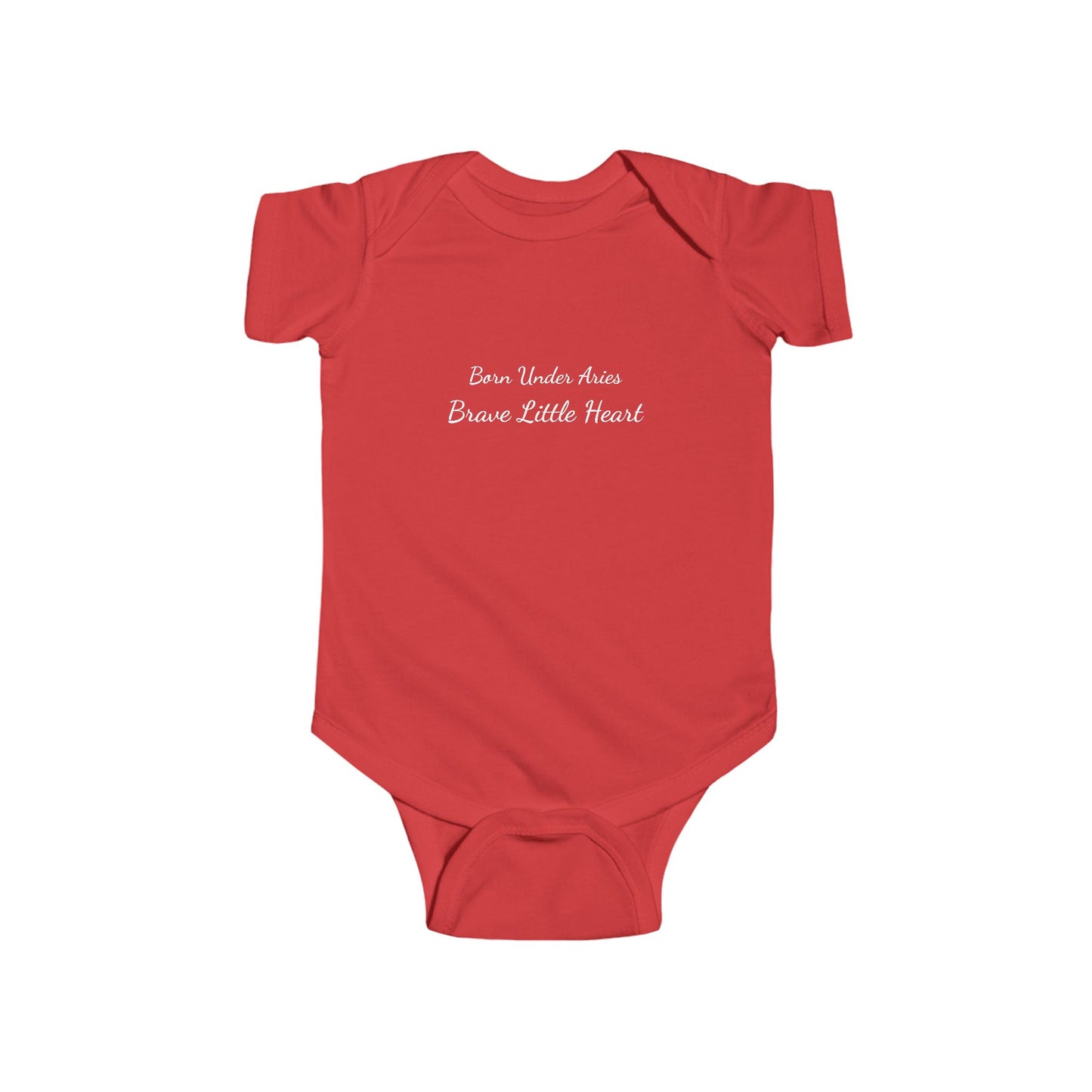 💫 The Born Under™ Collection – Aries Edition 💫 Brave Little Heart Infant Onesie