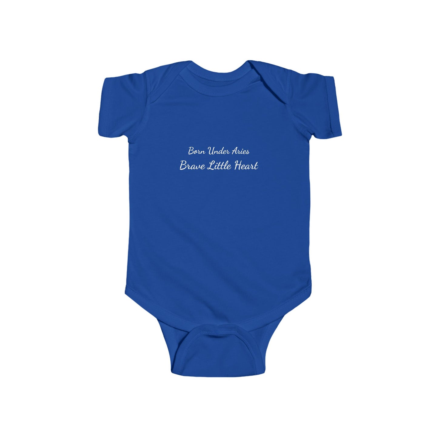 💫 The Born Under™ Collection – Aries Edition 💫 Brave Little Heart Infant Onesie