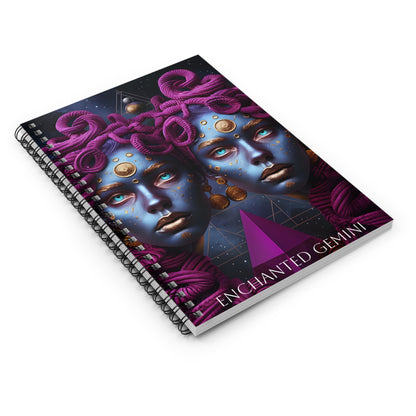 🌟✨ Enchanted Gemini Zodiac Journal – A Dual-Thoughts Notebook for Curious Minds & Adventurous Spirits ♊📖