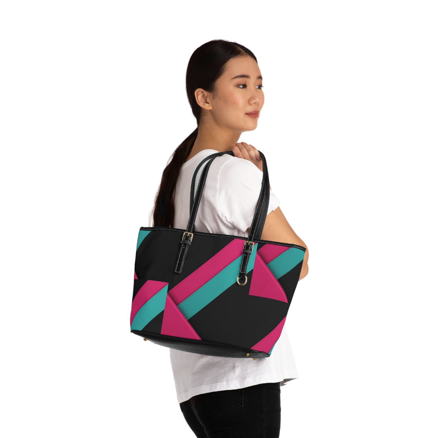 👜✨ The Razzle-Dazzle Double Vision™ PU Leather Shoulder Bag ✨👜🌈