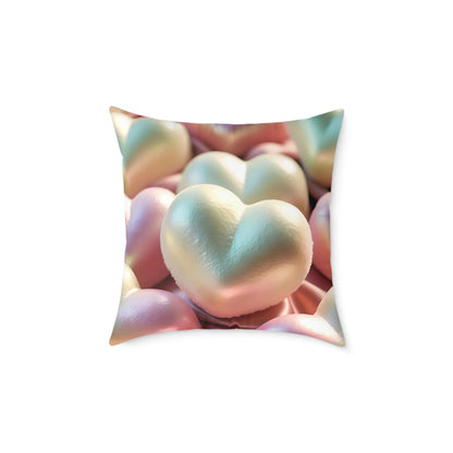 Love in Bloom: Enchanted Decorative Pillow for a Cozy Touch