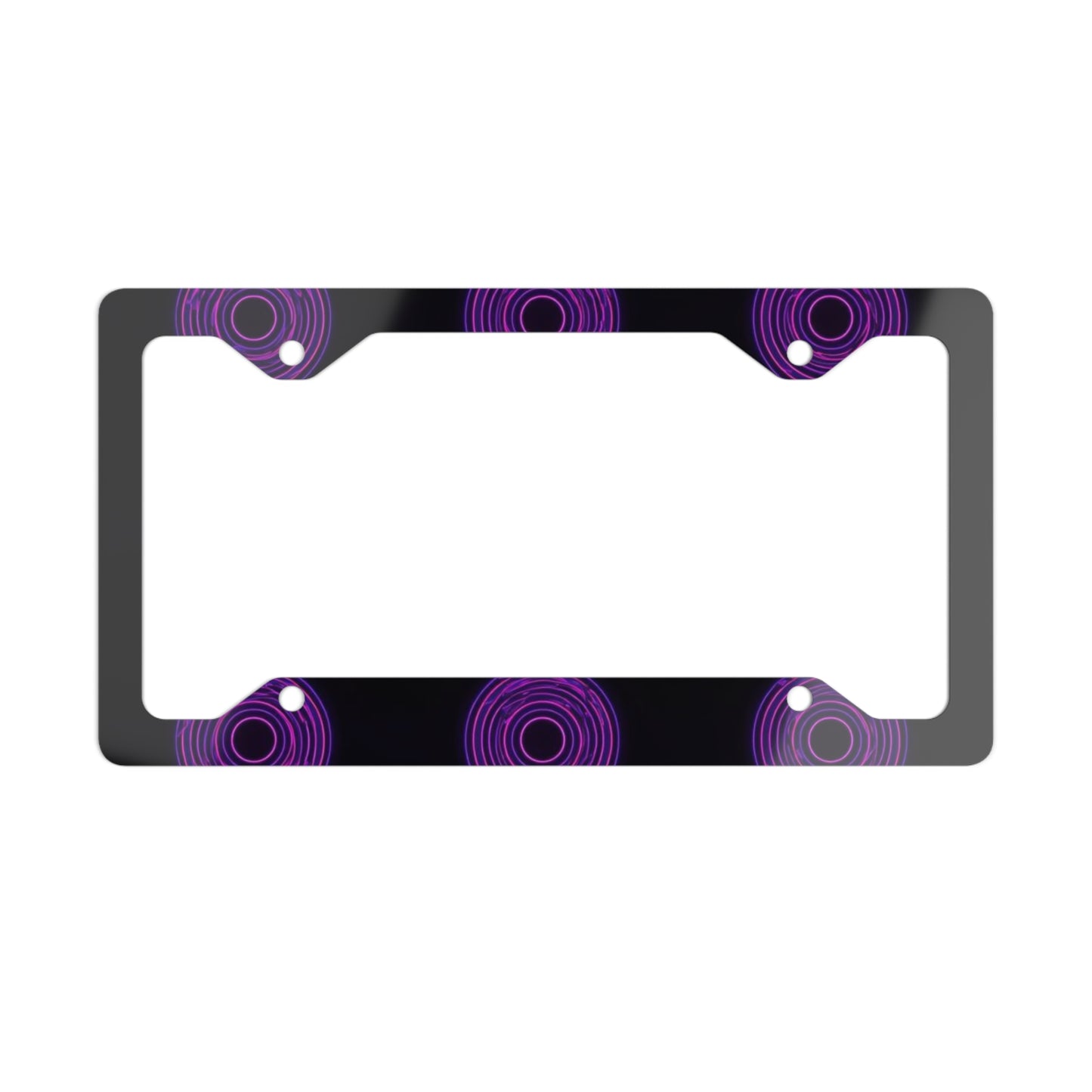 ✨🚗 The Enchanted Drive: Glossed Glory License Plate Frame – Luxury Custom Metal Accent 💎🌙
